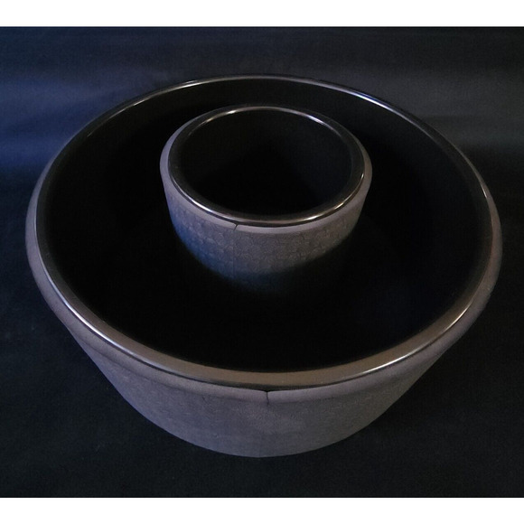 Black Overmont Yoga Back Deep Stretching Rolling Roller Foam Wheel 2 Piece Set - Picture 1 of 10